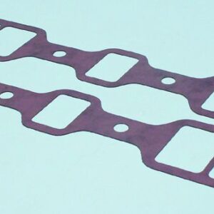 A pair of purple gaskets on top of a blue background.