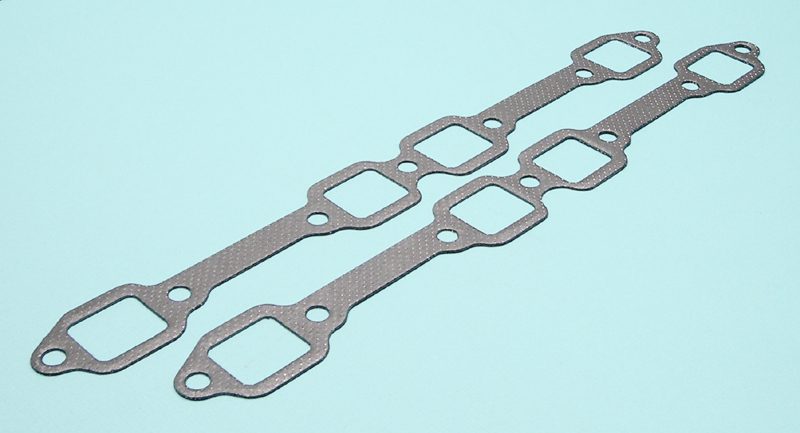 A pair of exhaust manifold gaskets