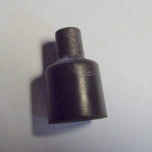 A 7mm Reproduction new style straight coil boot on a white surface.