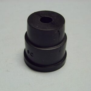 A black rubber ignition coil boot