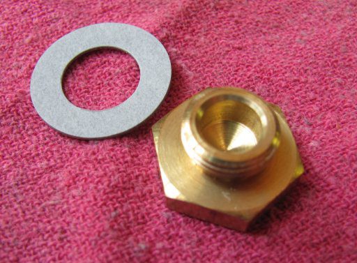 25-28 carter carb bowl nut and washer