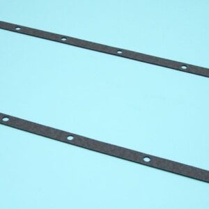 A 1961-63 Buick/Olds, Pontiac V8 215, 1961-62 Tempest oil pan gasket on a blue background.