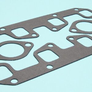 A pair of gaskets on a blue background.