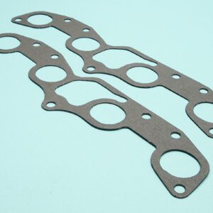 Two sets of gaskets on a blue background.