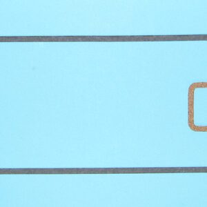 A picture of a gasket on a blue background.