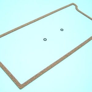A gasket for a car on a white surface.