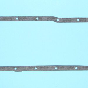 A gasket on a blue background.