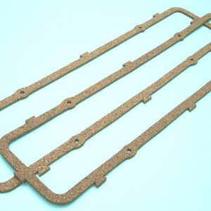 A pair of gaskets on a blue background.