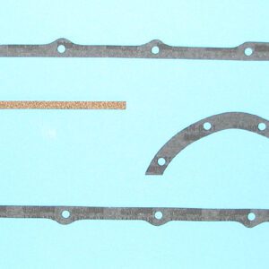 A set of gaskets and gaskets on a blue background.