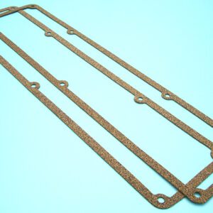 A pair of gaskets on a blue background.