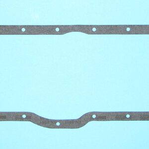 A gasket on a blue background.