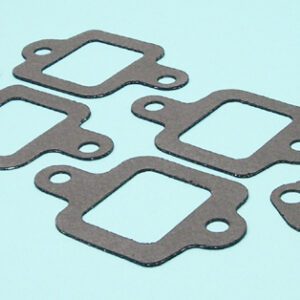 A set of gaskets on a blue background.