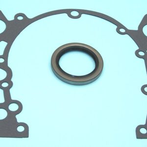 A gasket and gasket set on a blue background.
