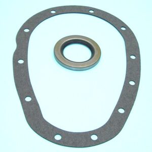 A gasket and gasket set on a white surface.