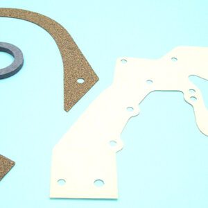A set of gaskets and gaskets on a blue background.