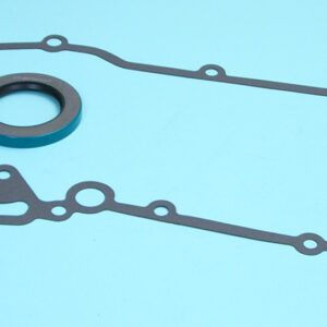 A gasket and seal for a car engine.