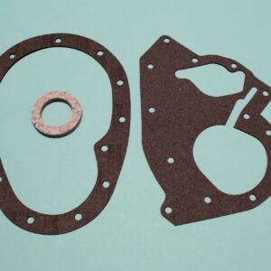 A pair of gaskets and gaskets on a blue background.
