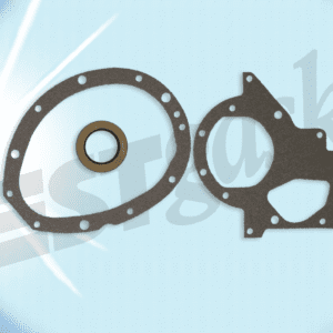 A set of gaskets and gaskets on a blue background.