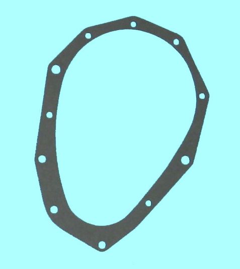 A Chevrolet 6 1929-34 TIMING COVER GASKET on a blue background.